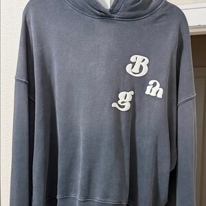 Anine Bing Charcoal Hoodie